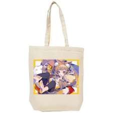 多田野きつね特別展_ぽん豆° キャンバストート
