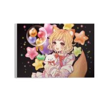 【特別価格】多田野きつね特別展_ユウイナミ ファブリックパネル（A4）