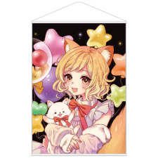 【特別価格】多田野きつね特別展_ユウイナミ タペストリー（B1）