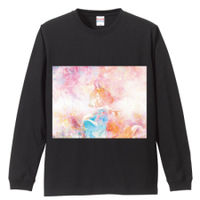 多田野きつね特別展_さわ 長袖Tシャツ