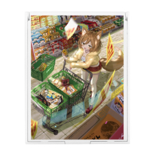 【特別価格】多田野きつね特別展_しな スクエアミラー