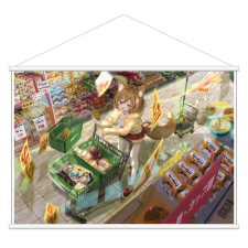 【特別価格】多田野きつね特別展_しな タペストリー（B2）