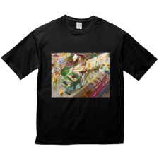 多田野きつね特別展_しな ビッグシルエットTシャツ