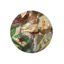 【特別価格】多田野きつね特別展_しな 缶バッジ丸形安全ピン