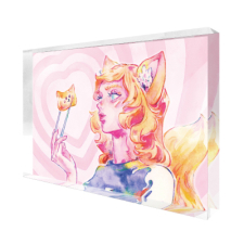 【特別価格】多田野きつね特別展_Eimi アクリルブロック （長方形）