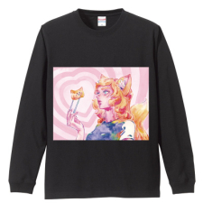 多田野きつね特別展_Eimi 長袖Tシャツ