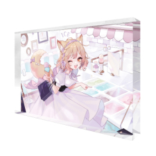 【特別価格】多田野きつね特別展_さく之輔 アクリルブロック （長方形）