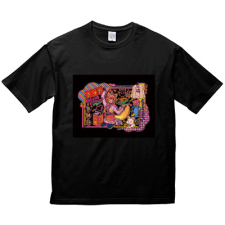 多田野きつね特別展_中村杏子 ビッグシルエットTシャツ