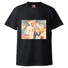 多田野きつね特別展_てんてこ Tシャツ