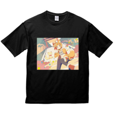 多田野きつね特別展_てんてこ ビッグシルエットTシャツ