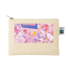 【特別価格】多田野きつね特別展_noco.  キャンバスフラットポーチ（S）