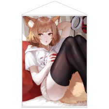【特別価格】多田野きつね特別展_カオミン タペストリー（B1）