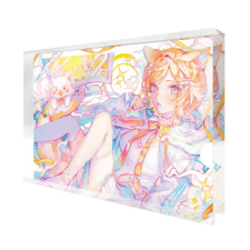 【特別価格】多田野きつね特別展_oo6 アクリルブロック （長方形）