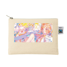 【特別価格】多田野きつね特別展_oo6  キャンバスフラットポーチ（S）