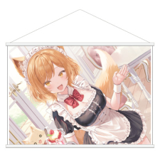 【特別価格】多田野きつね特別展_ようか タペストリー（B2）