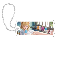 【特別価格】多田野きつね特別展_さかむけ キーホルダー（タグ型）
