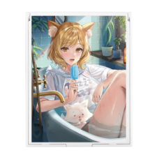【特別価格】多田野きつね特別展_さかむけ スクエアミラー