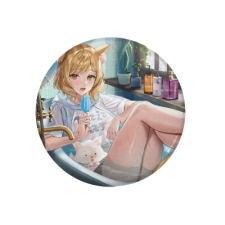 【特別価格】多田野きつね特別展_さかむけ 缶バッジ丸形安全ピン