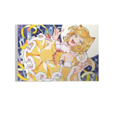【特別価格】多田野きつね特別展_PONKO ファブリックパネル（A4）