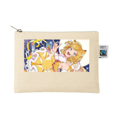【特別価格】多田野きつね特別展_PONKO  キャンバスフラットポーチ（S）