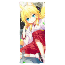 九尾狐（満腹満悦） フェイスタオル