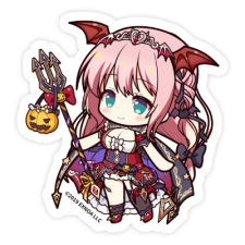 リリーピリー（ハロウィン）ミニキャラ ステッカー