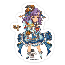 勝千代（ハロウィン） ver.進化ミニキャラ ステッカー