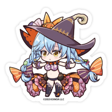 パンプキン（ハロウィン）ミニキャラ ステッカー