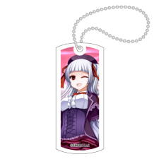 アリン（柔和な笑顔） キーホルダー（タグ型）