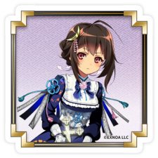 五郎八姫 ステッカー