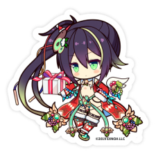 キウイ（クリスマス）ミニキャラ ステッカー