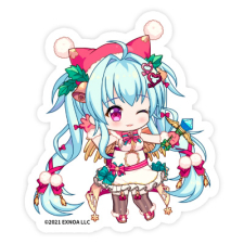 フェニックス（クリスマス）ミニキャラ ステッカー