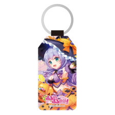 プルーン（ハロウィン） 合皮キーホルダー（台形）