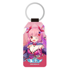 アイぺロス 合皮キーホルダー（台形）