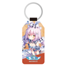 グレモリー（お月見） 合皮キーホルダー（台形）