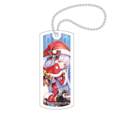 モエル（クリスマス） キーホルダー（タグ型）