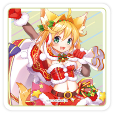 みかん（クリスマス） ステッカー