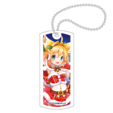 みかん（クリスマス） キーホルダー（タグ型）