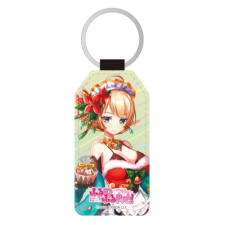 たまねぎ（クリスマス） 合皮キーホルダー（台形）