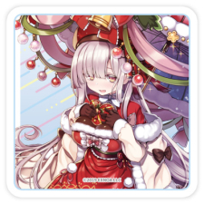 クチハテイル（クリスマス） ステッカー