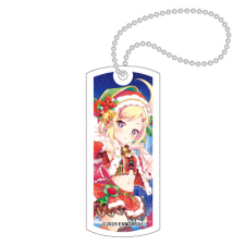 ラズベリー（クリスマス） キーホルダー（タグ型）