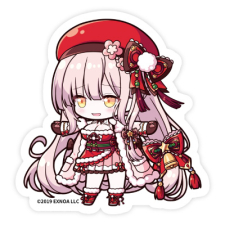クチハテイル（クリスマス）ミニキャラ ステッカー
