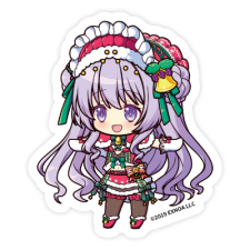 コムラサキ（クリスマス）ミニキャラ ステッカー