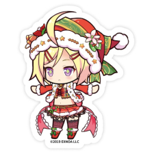 ラズベリー（クリスマス）ミニキャラ ステッカー