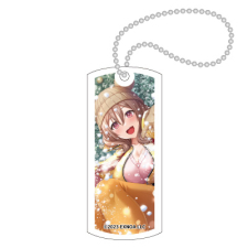 湖池 花音（聖なる雪合戦） キーホルダー（タグ型）