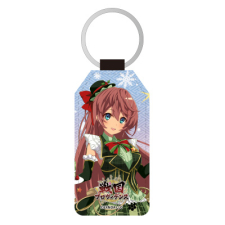 高山右近（聖夜）ver.神化 合皮キーホルダー（台形）