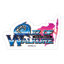 「Quiz of Walkure」タイトルロゴ ステッカー