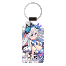 雪娘 合皮キーホルダー（台形）