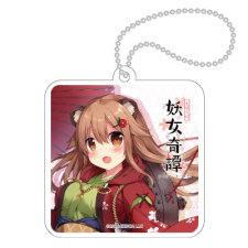 分福茶釜 キーホルダー（正方形）