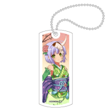 般若（花見） キーホルダー（タグ型）